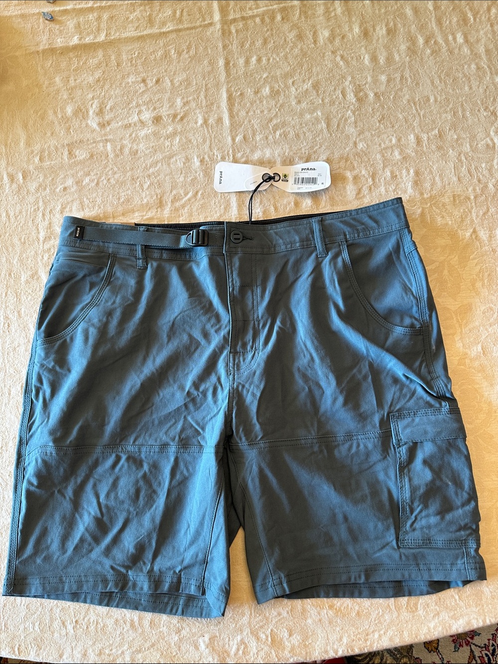 Prana Men's Slate Blue Cargo Shorts